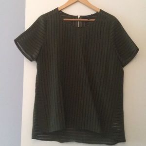 J. Crew Olive green top